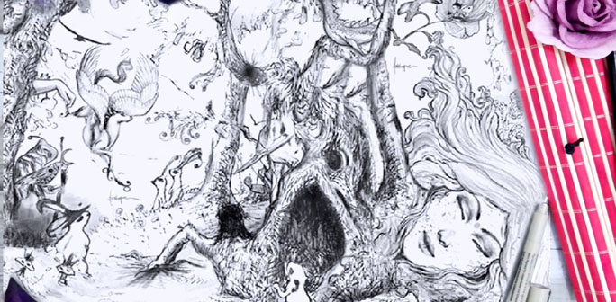 Dechapoe Drawing Music Art Sketch