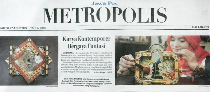Icha Dechapoe Featured On Jawa Pos Metropolis